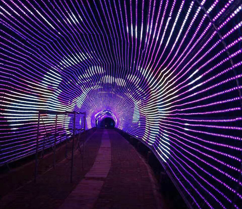 新一代柔性LED網(wǎng)格屏的優(yōu)勢(shì)_華宇星光電