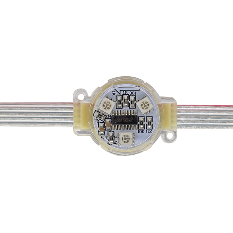 戶外亮化DMX512點(diǎn)光源怎么接線?