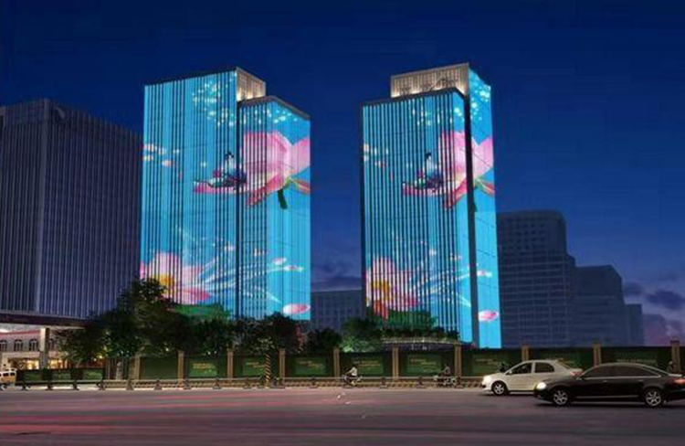 為什么戶外玻璃幕墻上會出現(xiàn)全彩動畫燈光效果？