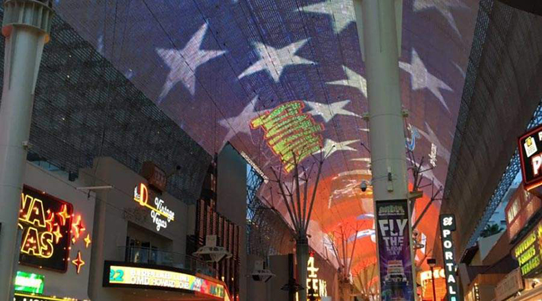 華宇星光電LED網(wǎng)格屏的優(yōu)勢！(圖1)